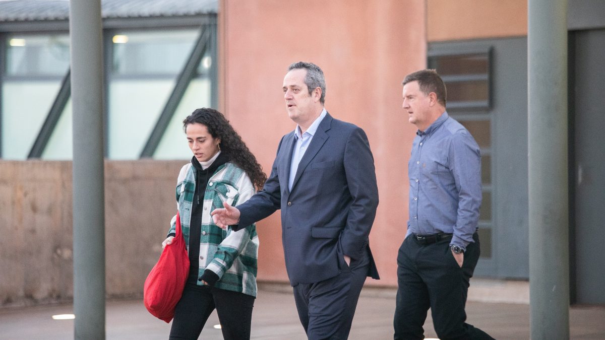 Quim Forn sale de la cárcel de Lledoners para ir a trabajar a Mediapro. Foto: EP