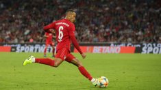 Thiago Alcántara, durante un partido con el Bayern Múnich. (Getty)