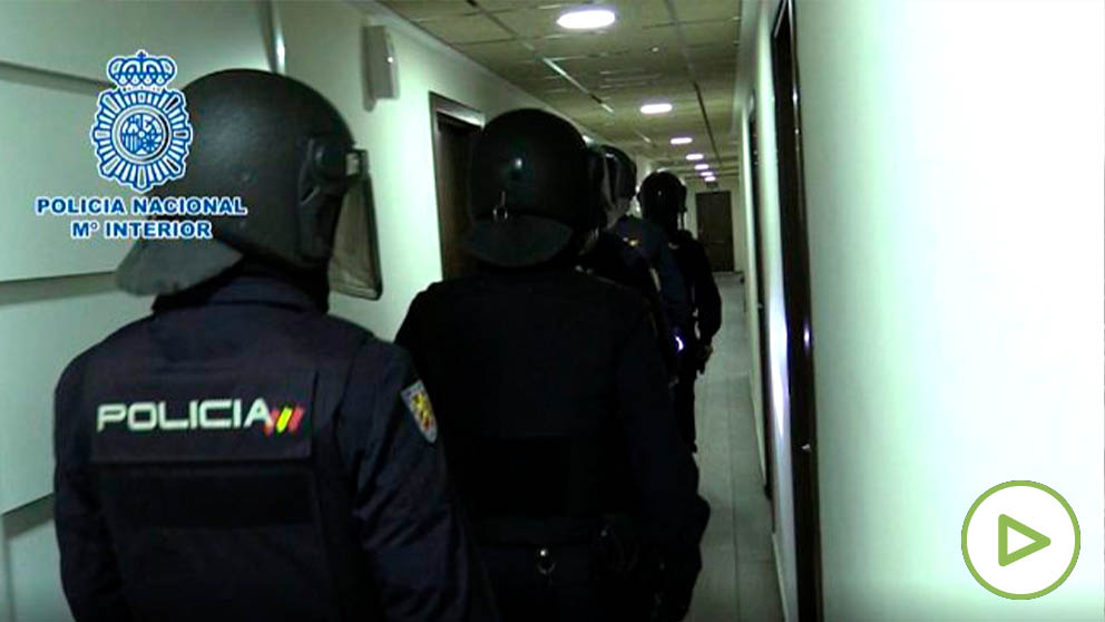 Imagen de la operación desarrollada por la Policía Nacional. Foto: EP