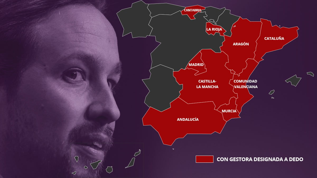 Situación de Podemos por comunidades autónomas