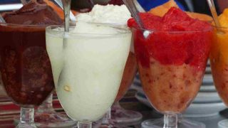 Granizado de kiwi y plátano