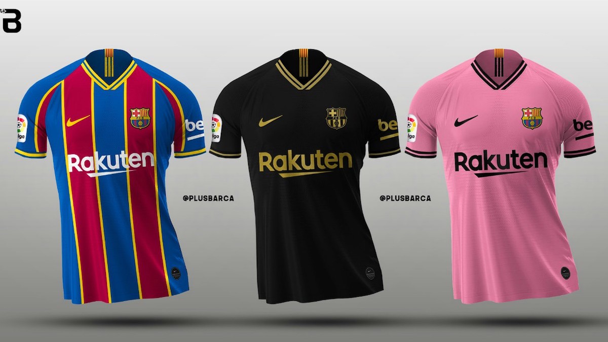 Se filtran las tres nuevas equipaciones del Barça para la temporada 2020/21.