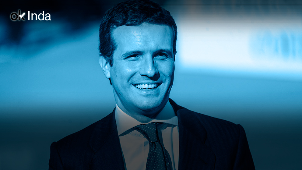 El presidente del PP, Pablo Casado.