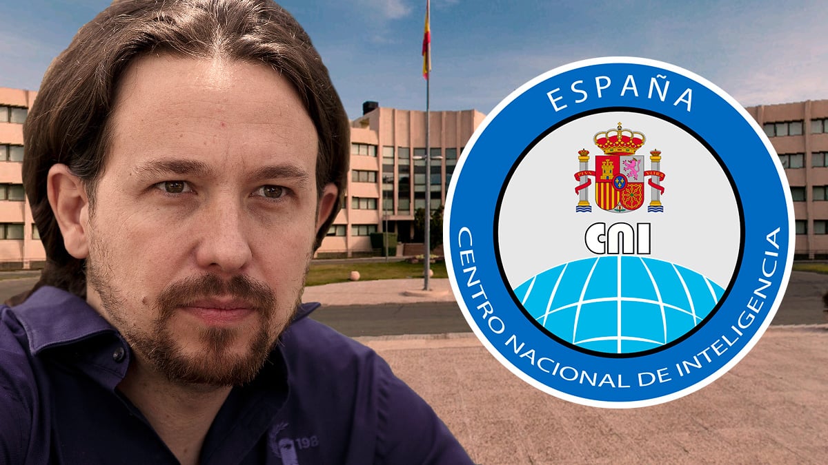 Pablo Iglesias y las instalaciones del CNI.