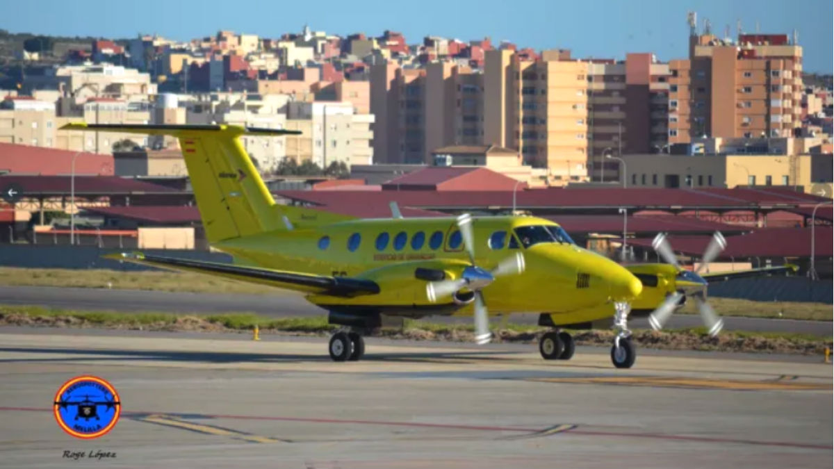 Uno de los aviones utilizados por Eliance en el transporte sanitario aéreo.