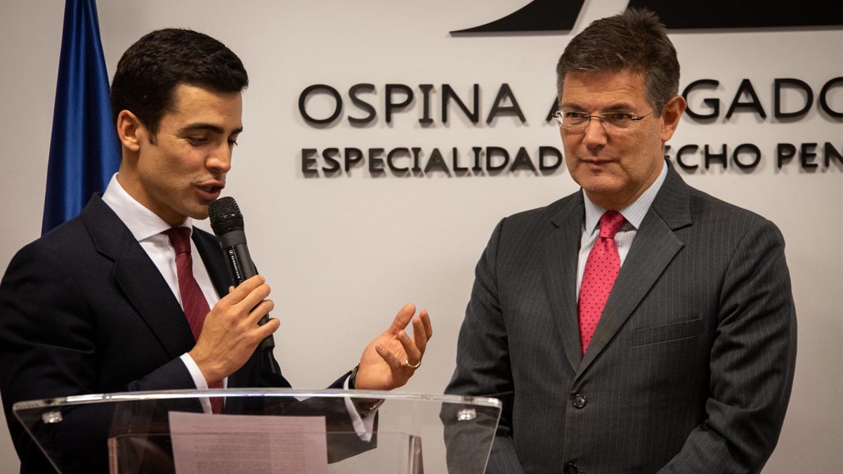 Juan Gonzalo Ospina y Rafael Catalá.