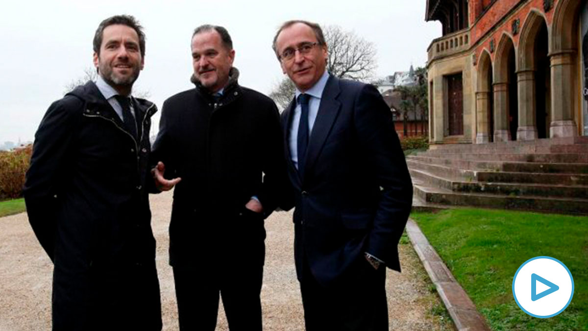 Borja Sémper, Carlos Iturgaiz y Alfonso Alonso. Foto EP