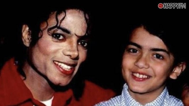 Michael Jackson y su hijo Blanket