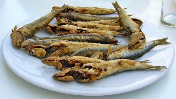 Boquerones en salsa de cava