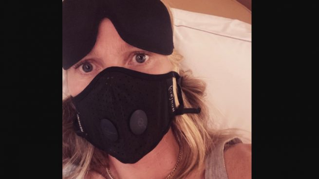Instagram: Gwyneth Paltrow viaja a Europa con máscara anticoronavirus
