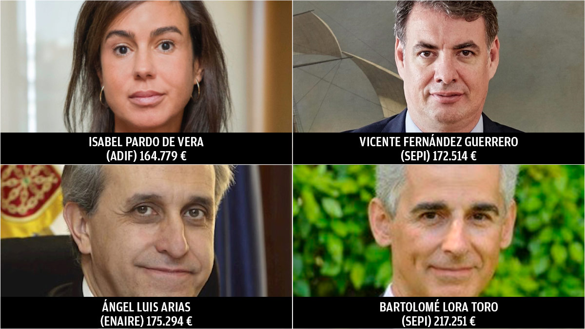 Estos cuatro altos cargos del Gobierno ganaron más de 164.000 euros el año pasado.