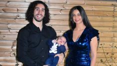 Marc Cucurella, Claudia Rodríguez y su hijo Mateo (@Cucurella3)
