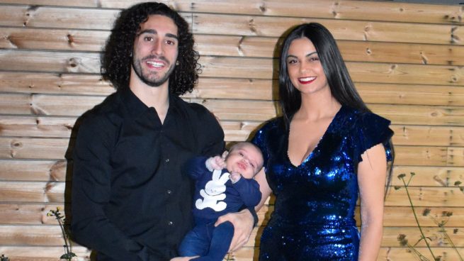 Marc Cucurella y su pareja