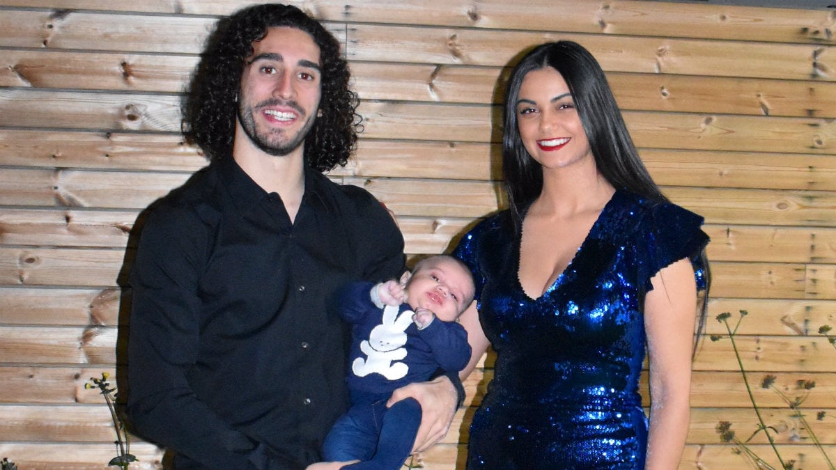 Marc Cucurella, Claudia Rodríguez y su hijo Mateo (@Cucurella3)