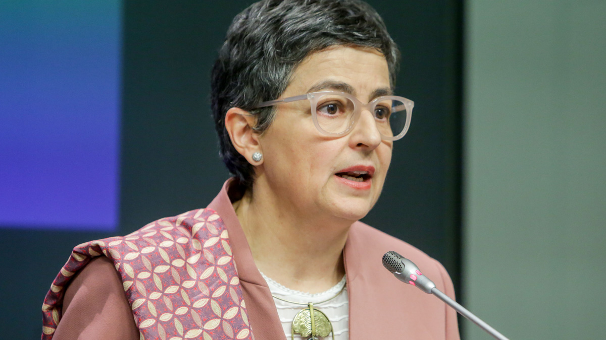 La ministra de Asuntos Exteriores, Unión Europea y Cooperación, Arancha González Laya,