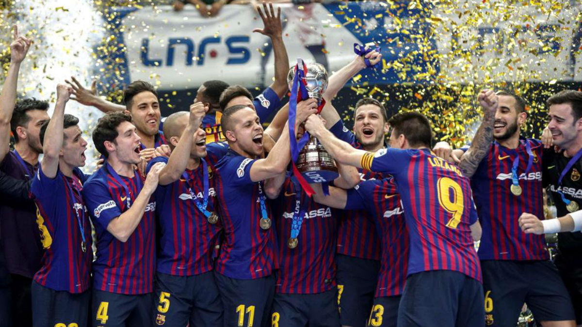 El Barça, último campeón de la Copa de España. (EFE)