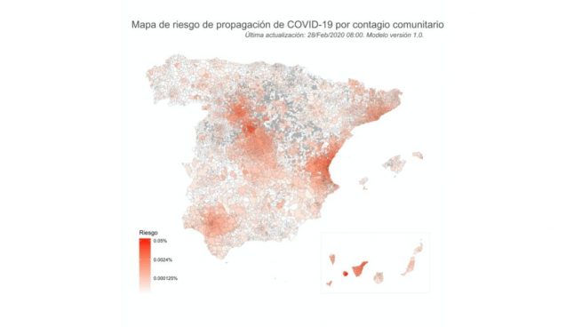 contagio del coronavirus en España