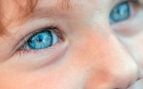 Un niño de ojos azules