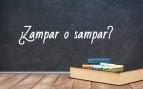 Cómo se escribe zampar o sampar