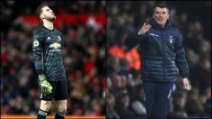 David de Gea y Roy Keane.