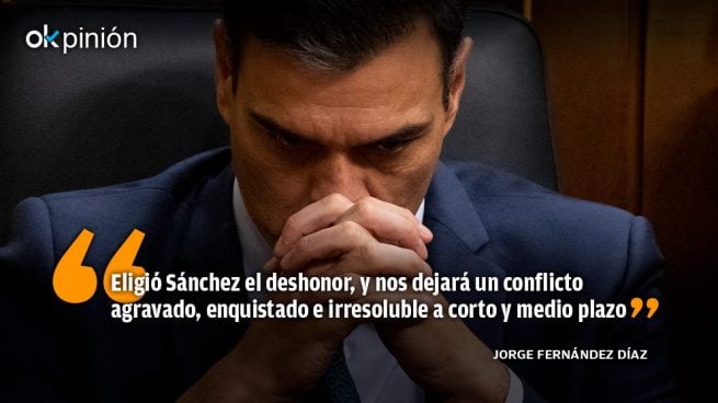 El apaciguamiento de Sánchez