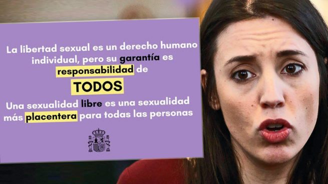 Irene Montero Igualdad Se Olvida En Sus Carteles Del Lenguaje Inclusivo Que Impone A Los Espanoles