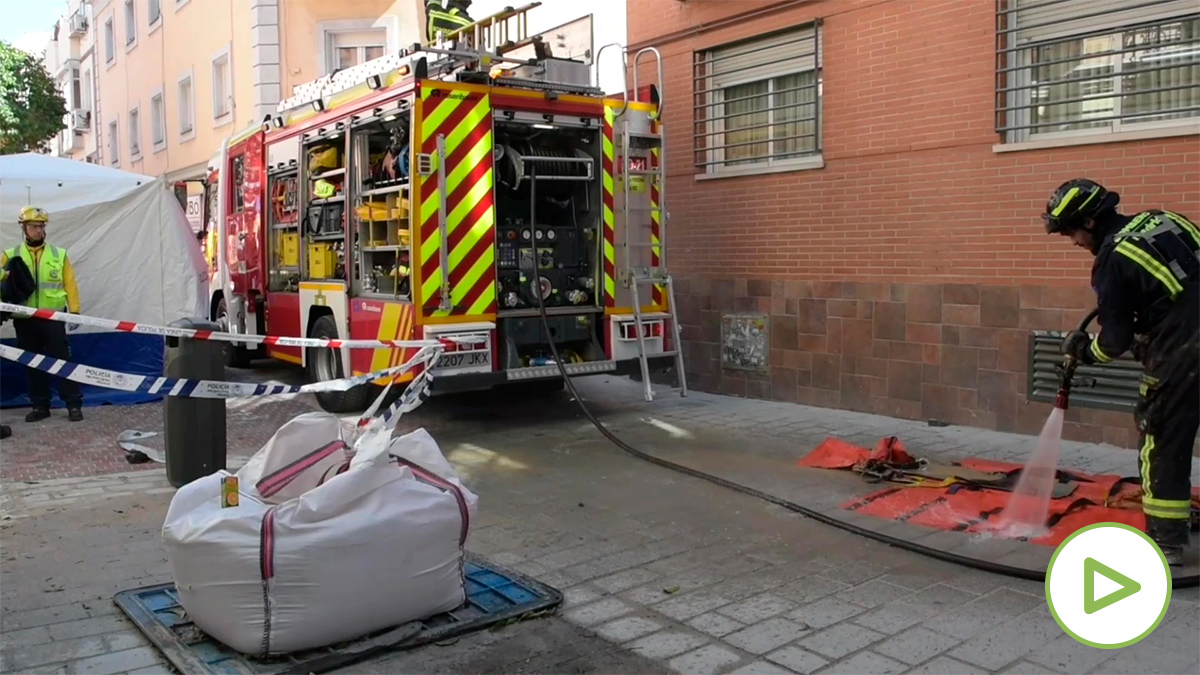 El accidente tuvo lugar en la calle Tamayo  (Madrid).