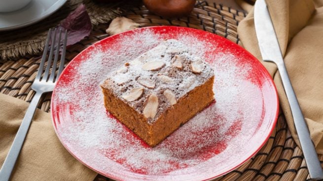 Receta de brownie de chocolate blanco en sartén