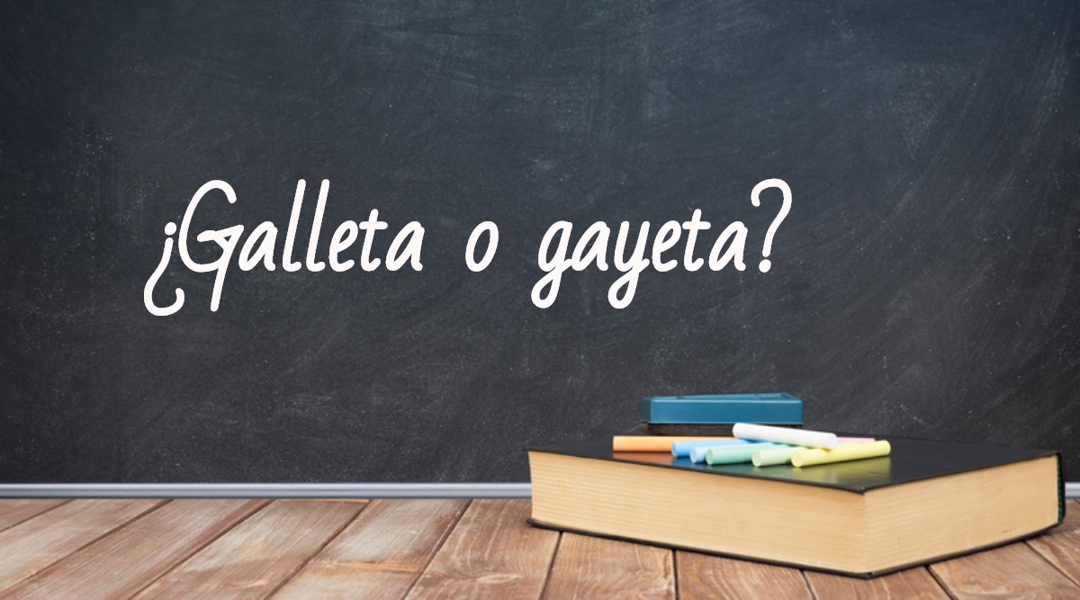 Se escribe galleta o gayeta