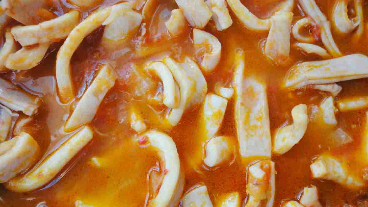 Receta de Calamares en salsa de mostaza