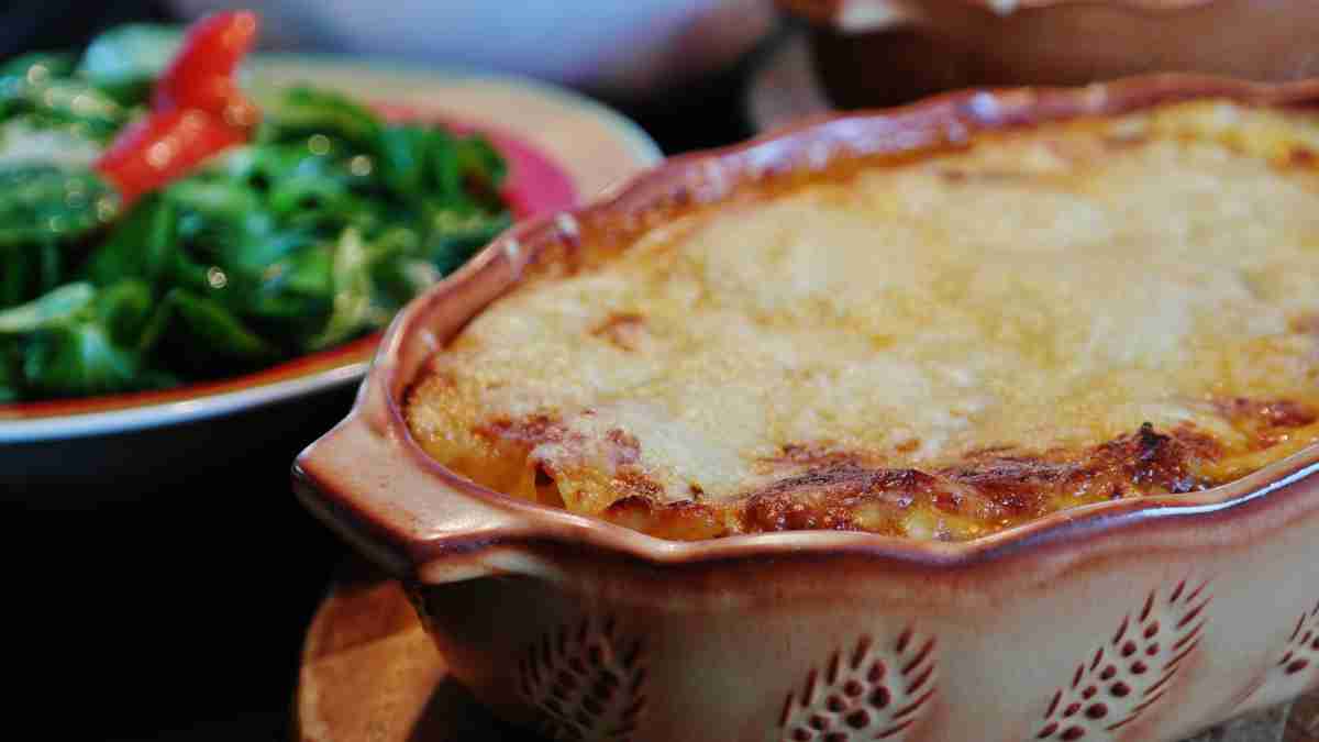 Receta de Lasaña de verduras con crema de queso