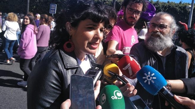 Teresa Rodríguez cambió el número de cuenta de Adelante Andalucía estando de baja por maternidad.