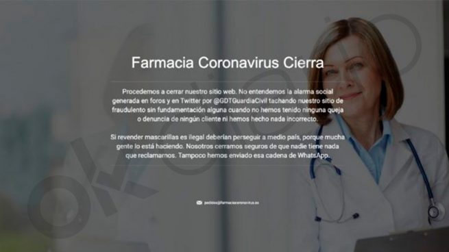 La Guardia Civil descubre a un empresario que suplantaba a Sanidad para vender mascarillas del coronavirus