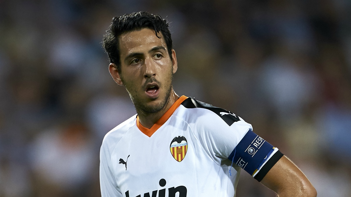 Parejo, en un partido de Champions con el Valencia (Getty).