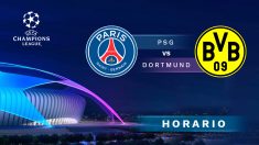 Champions League: PSG – Borussia Dortmund | Horario del partido de fútbol de Champions League.