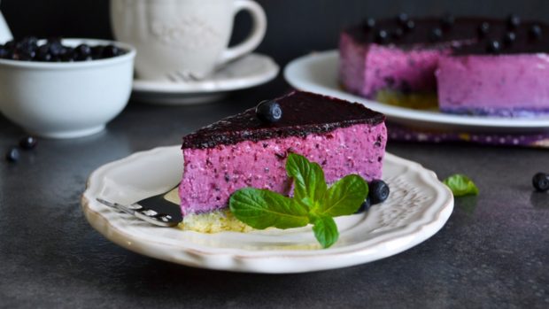 Receta de tarta de violetas