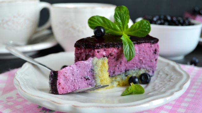 Receta de tarta de violetas