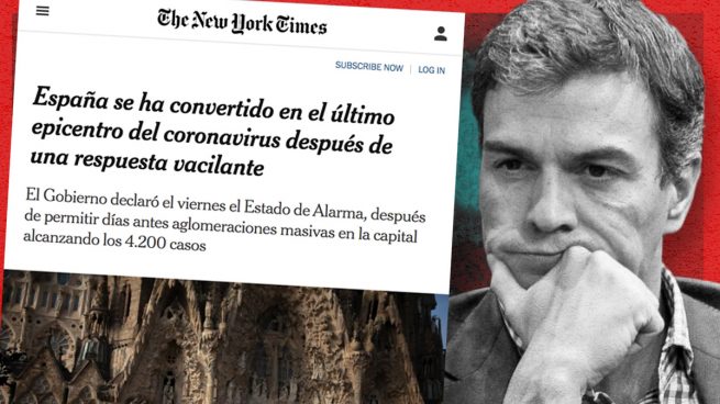 El ‘New York Times’ denuncia que Sánchez disparó el número de casos de coronavirus al permitir el 8M