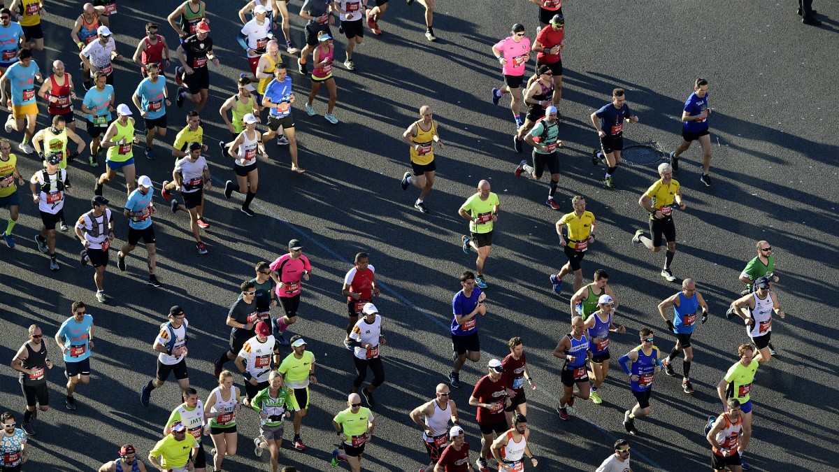 Imagen de archivo de la maratón de Barcelona. (AFP)