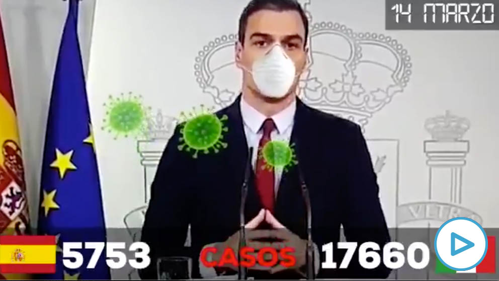 El vídeo que retrata al Gobierno de Pedro Sánchez por su pésima gestión del coronavirus.