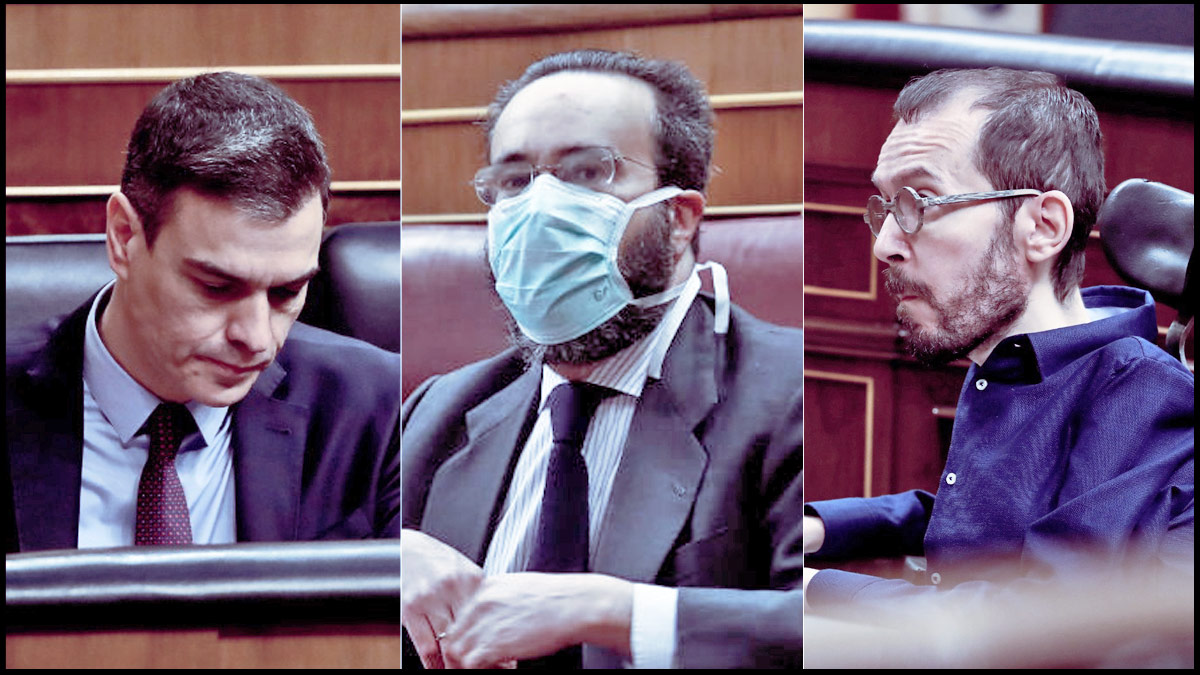 Sin guantes ni mascarillas: la mayoría de los diputados se salta las normas de Sanidad en el pleno del Congreso