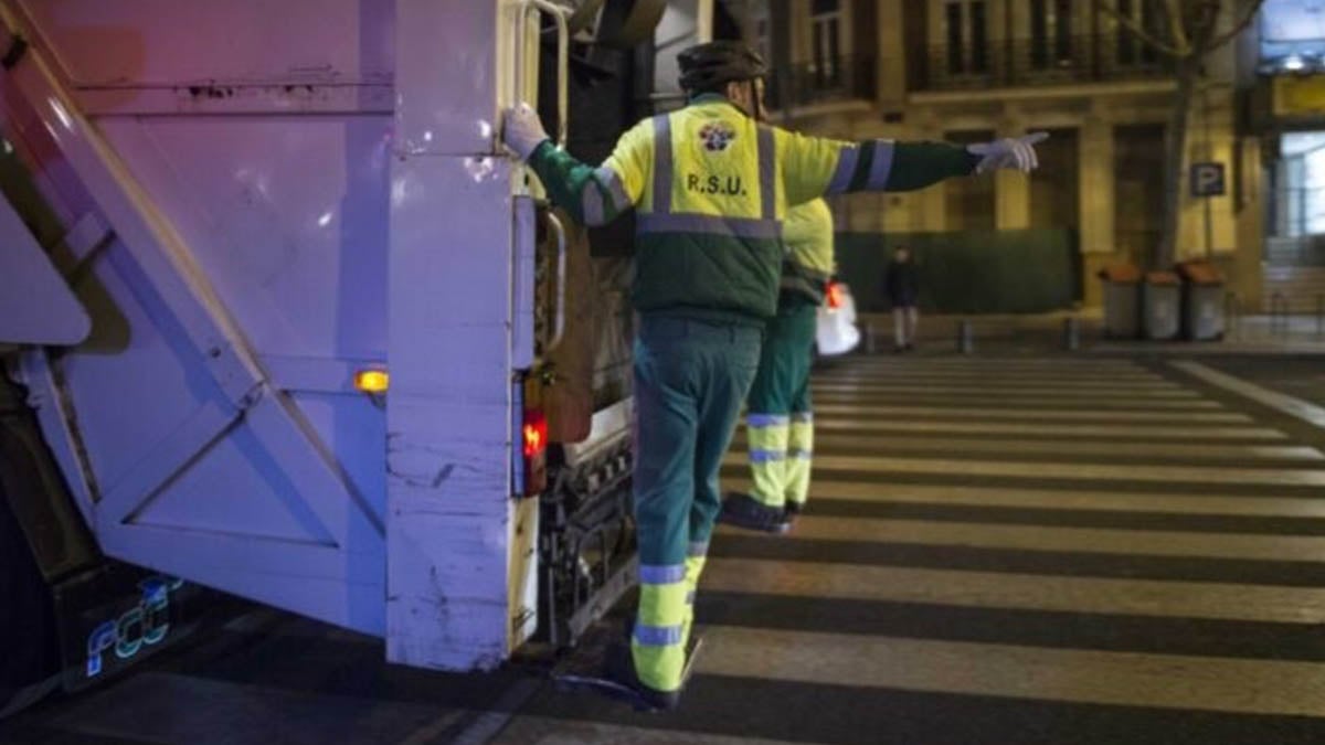 Recogida de basuras en Madrid