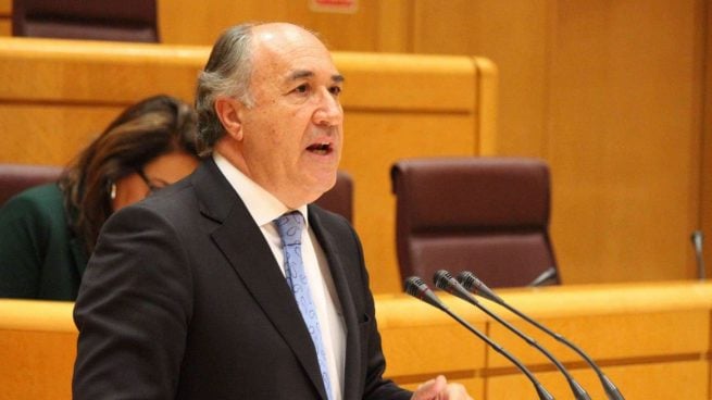 José Ignacio Landaluce, alcalde de Algeciras, en el Senado.