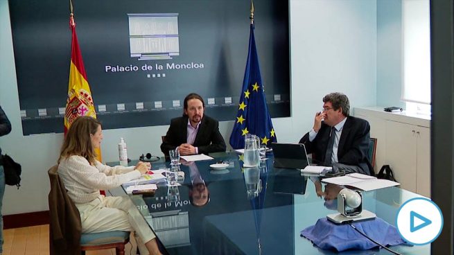 Pablo Iglesias: El líder de Podemos se salta la cuarentena por coronavirus  por tercera vez para presidir con otros dos ministros una videoconferencia