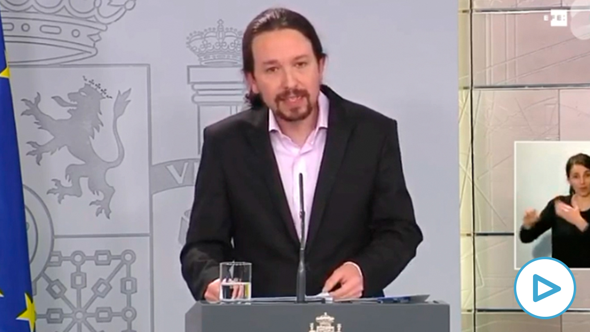 el vicepresidente Pablo Iglesias