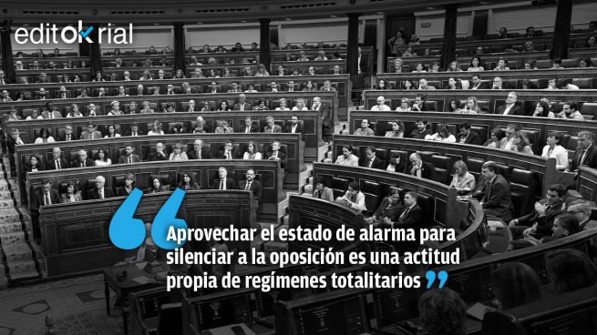 Bloqueo socialcomunista al Congreso