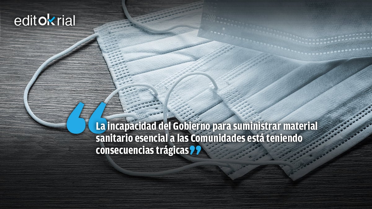 Falta de mascarillas: negligencia mortal