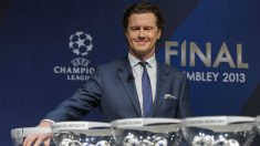 McManaman, durante un sorteo de Champions. (AFP)