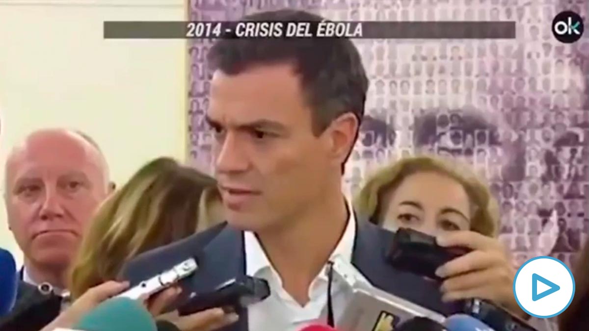 Así critica Sánchez a Rajoy por el ébola.