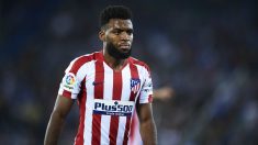 Thomas Lemar, durante un partido con el Atlético de Madrid. (Getty)
